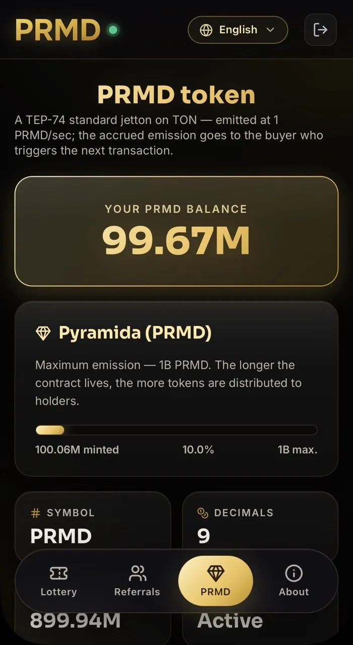 Pyramida — экран 2