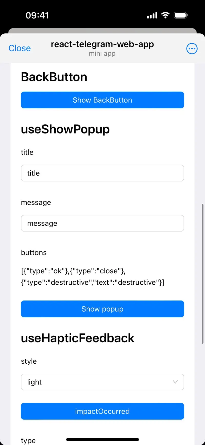 react — screenshot 2