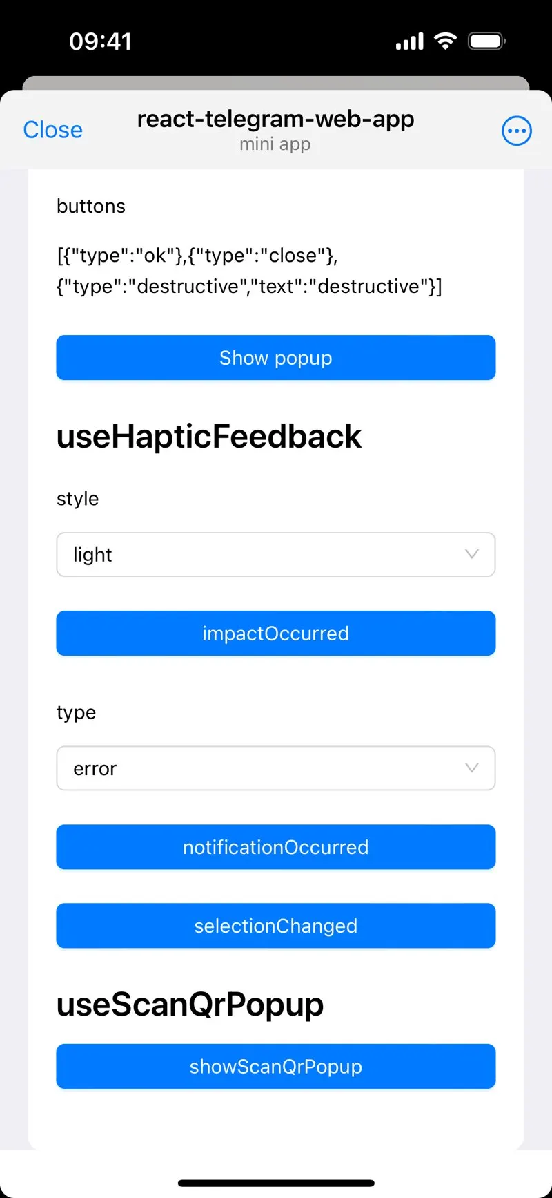 react — screenshot 3
