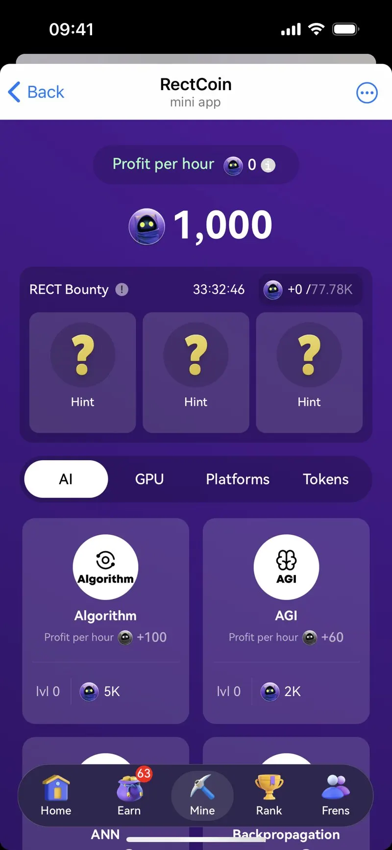 RectCoinBot — screenshot 3