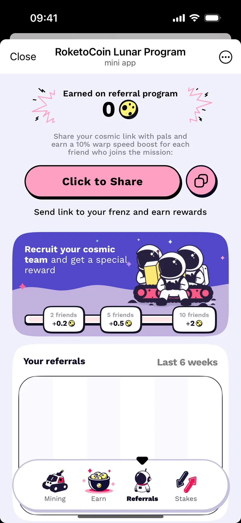 RoketoCoin Lunar Program — screenshot 3