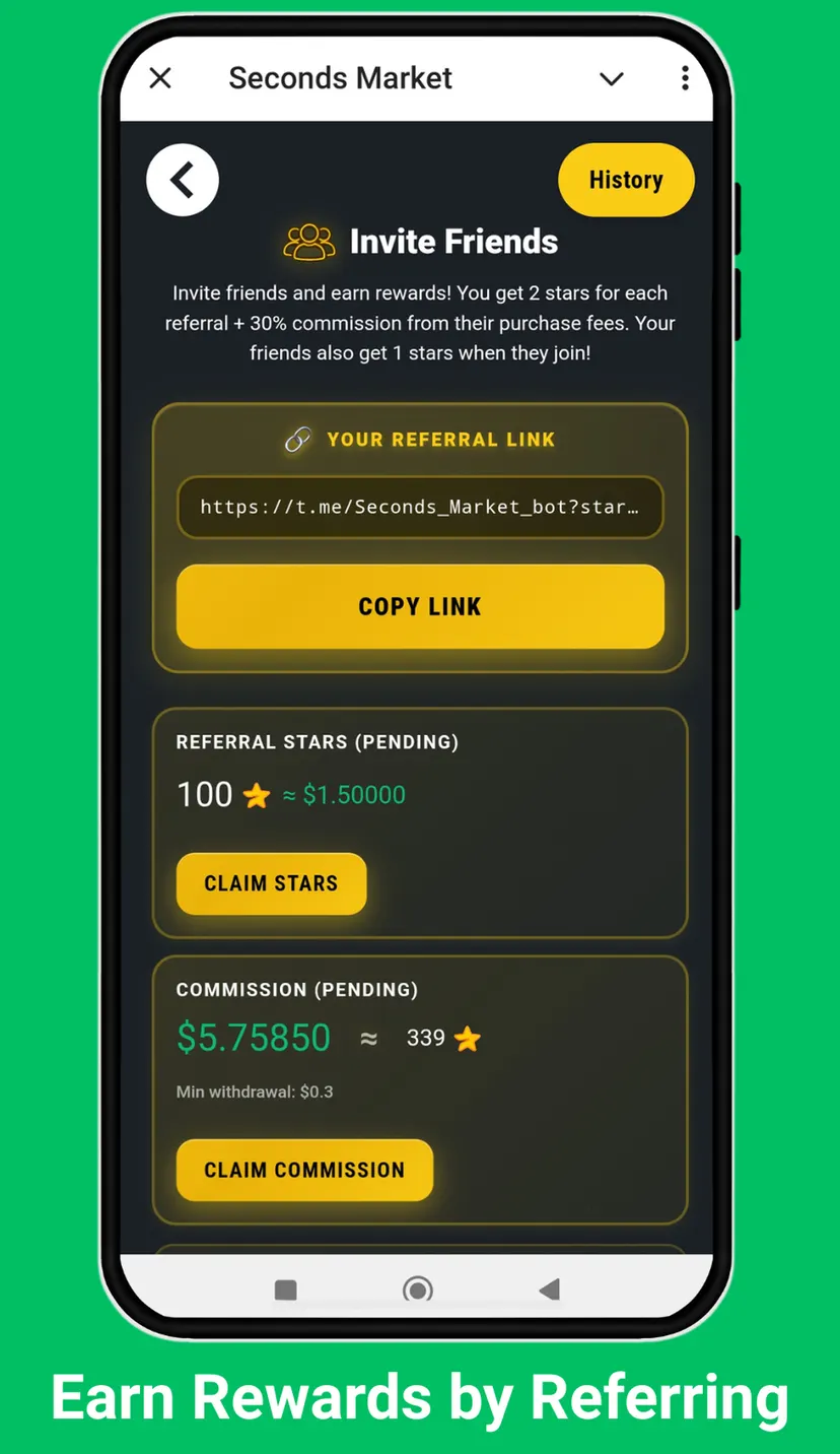 Seconds Market — screenshot 4