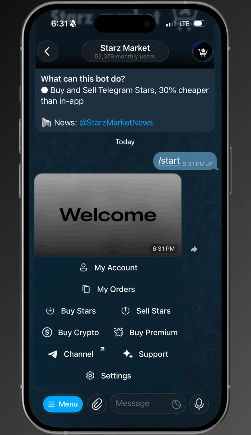 Starz Market — screenshot 2