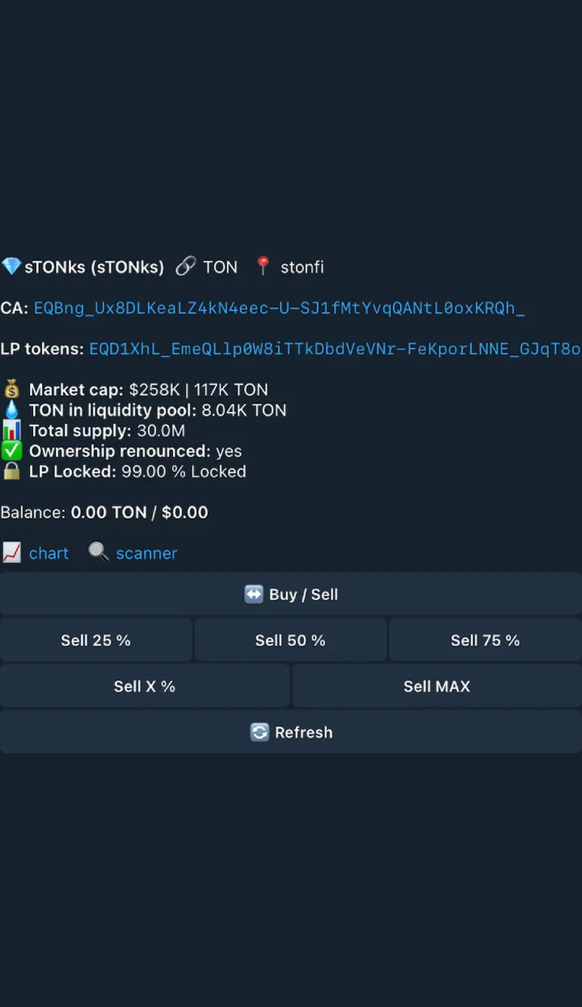 sTONks  | Buy Bot — screenshot 9