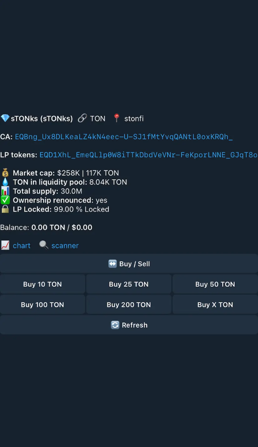 sTONks  | Buy Bot — screenshot 8