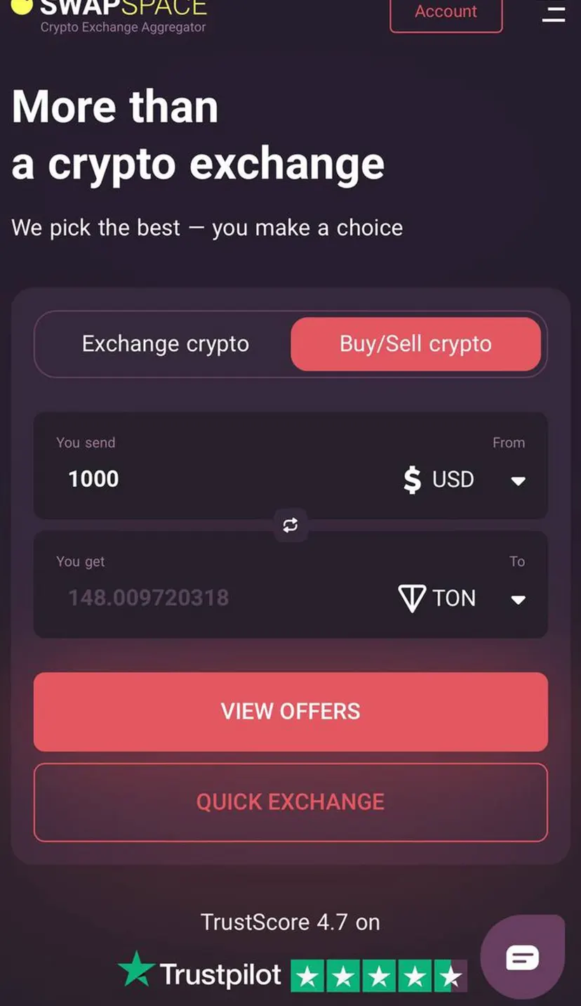 SwapSpace — screenshot 2