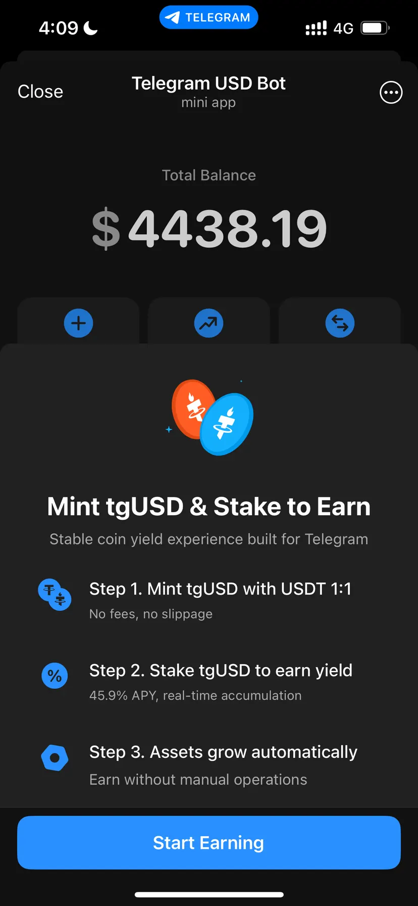 Telegram USD (tgusd) — screenshot 7