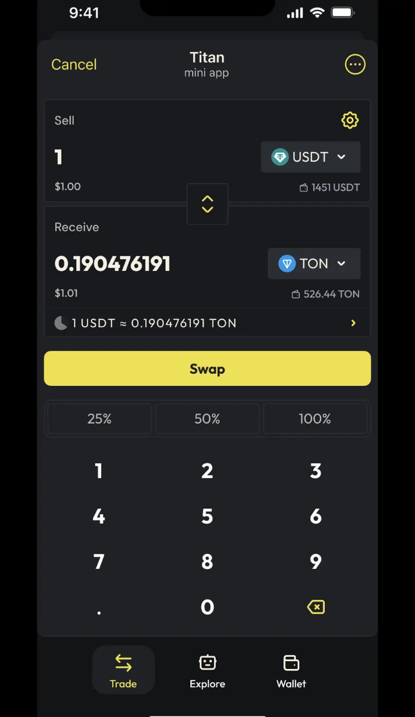 Titan — screenshot 2