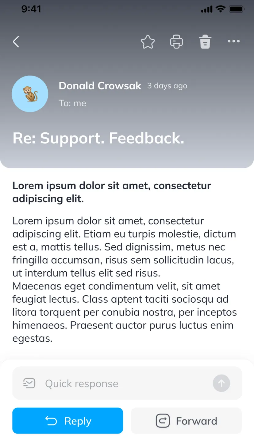 Tmail — screenshot 2