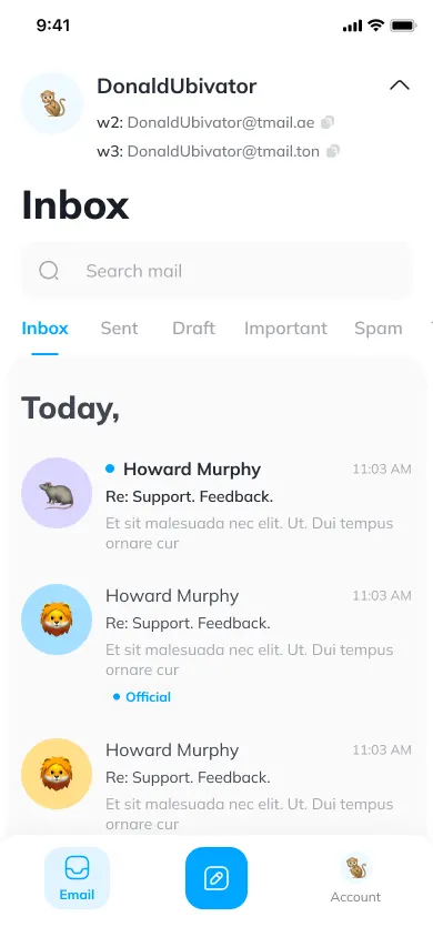 Tmail — screenshot 5
