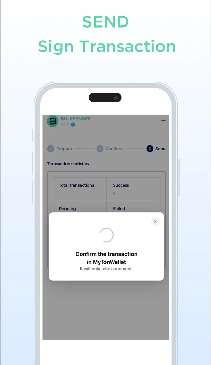 TON Bulksender — screenshot 4