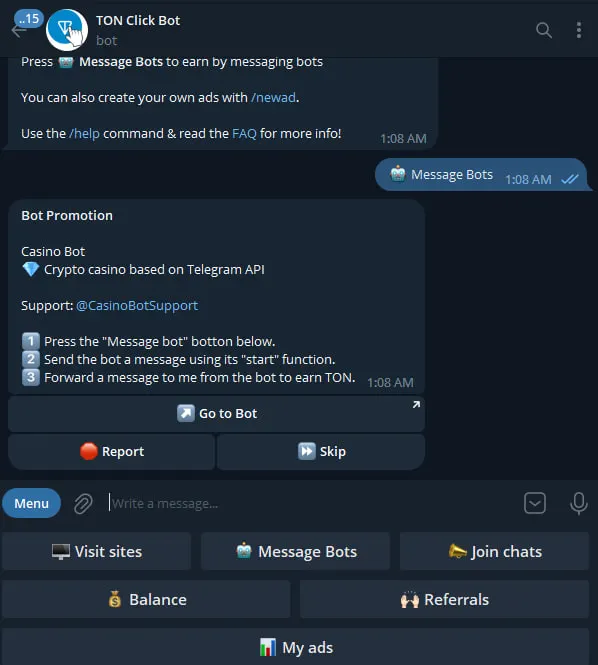 TON Click Bot — screenshot 4