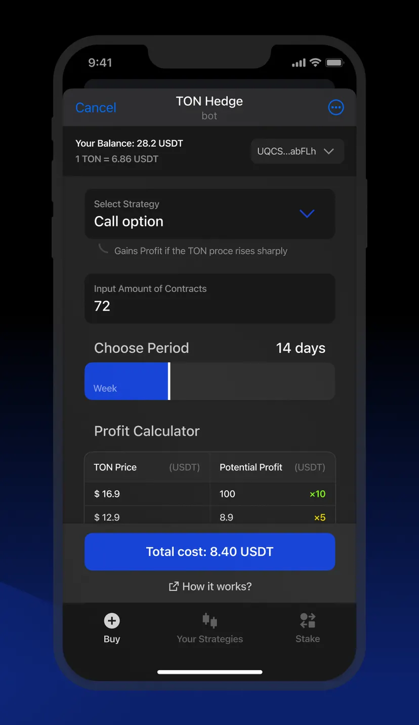 TON Hedge — screenshot 2