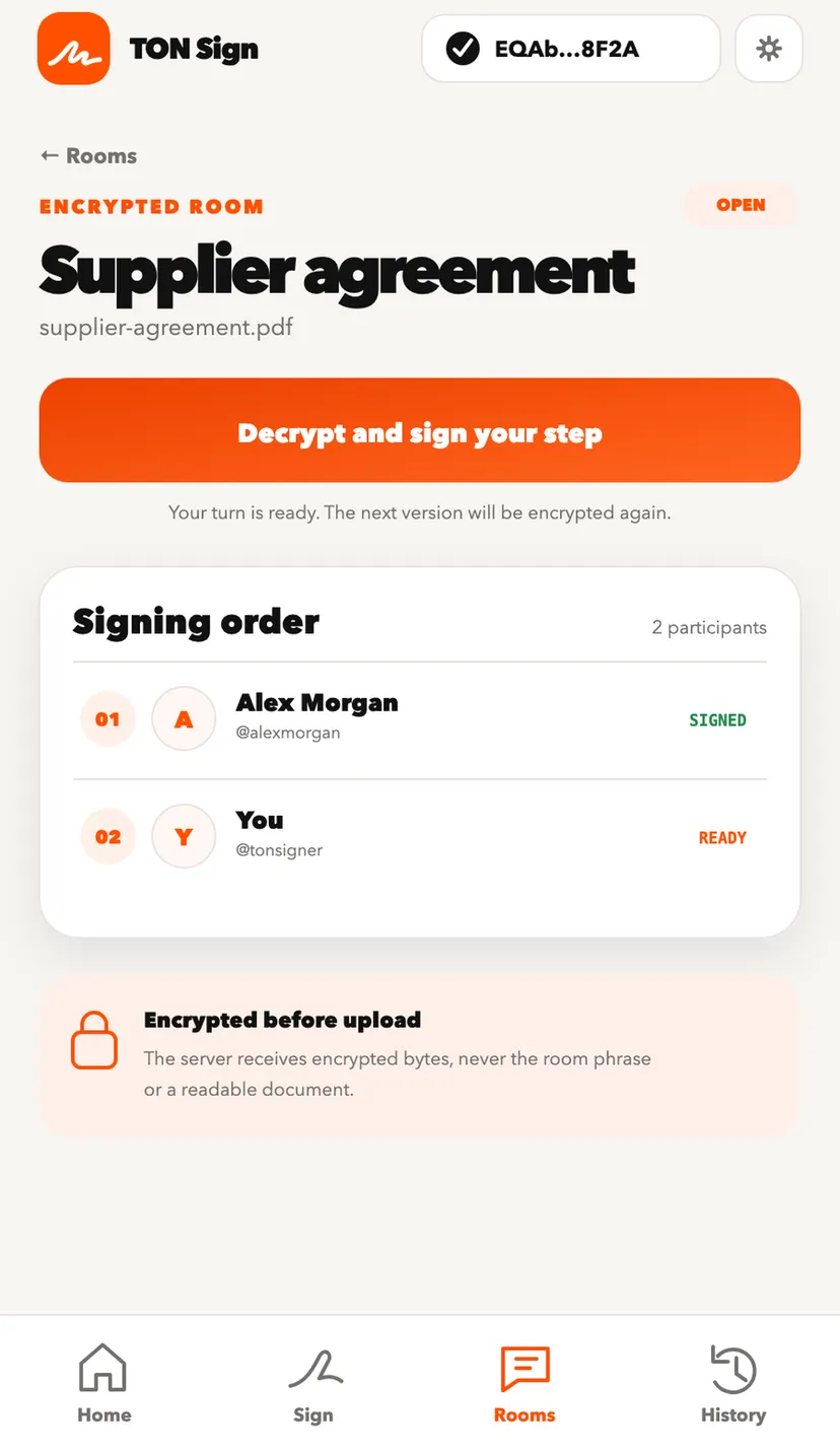 TON Sign — screenshot 3