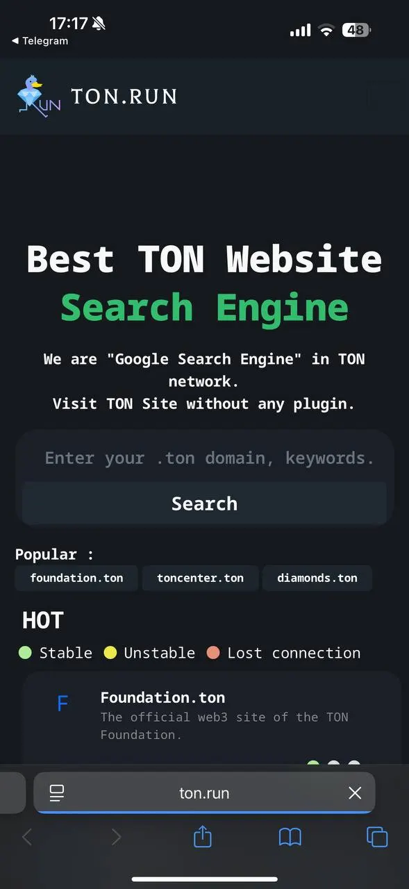 TON Testnet Faucet — screenshot 4