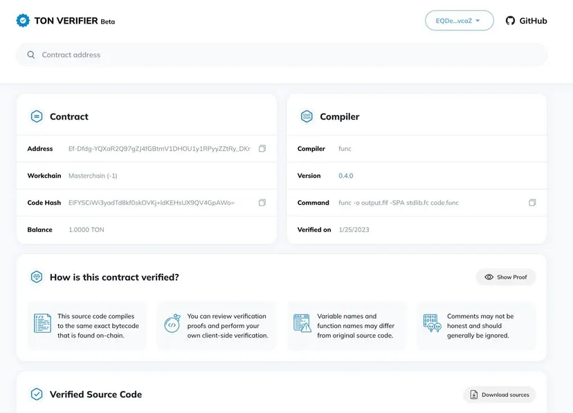 TON Verifier — screenshot 2