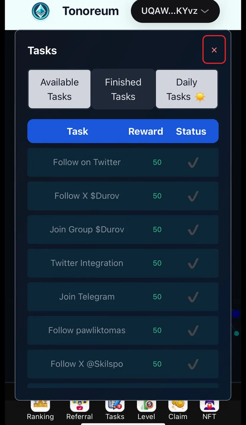 Tonoreum PoW & PoL — screenshot 5