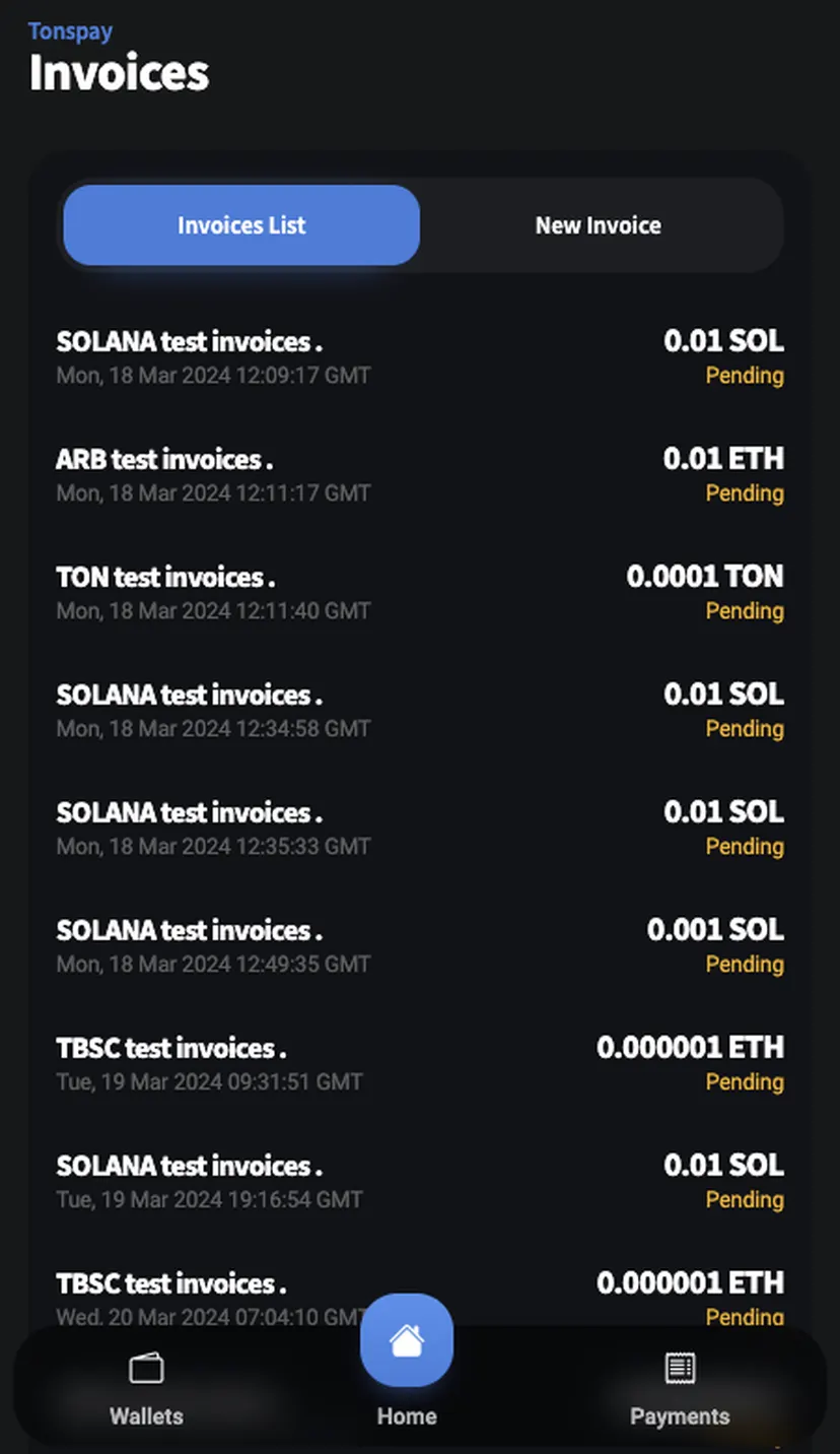 Tonspay — screenshot 2