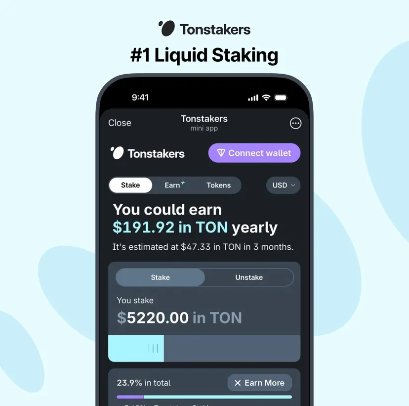 Tonstakers Staking — screenshot 7