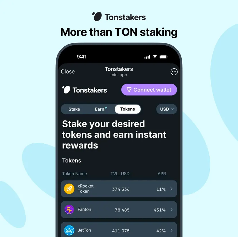 Tonstakers Staking — screenshot 5