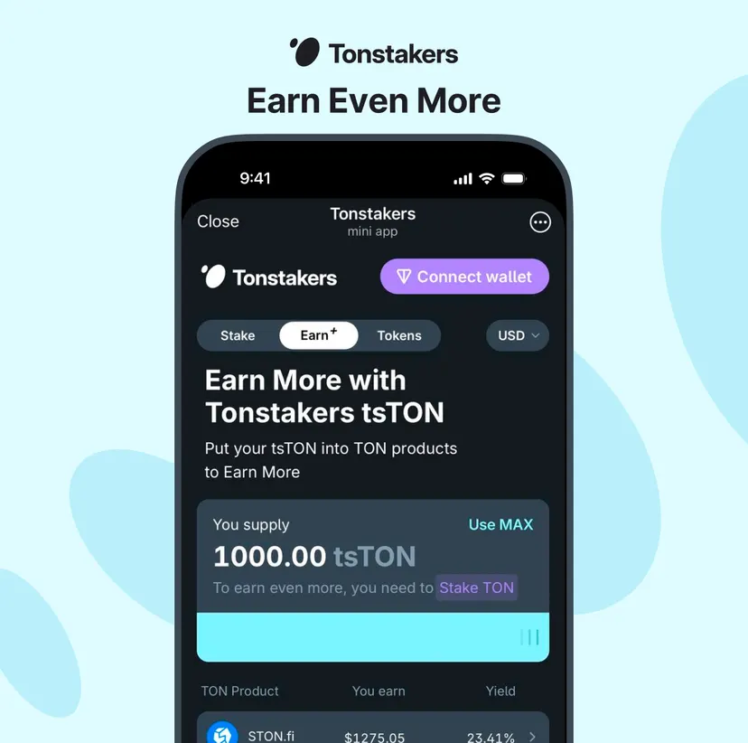 Tonstakers Staking — screenshot 6