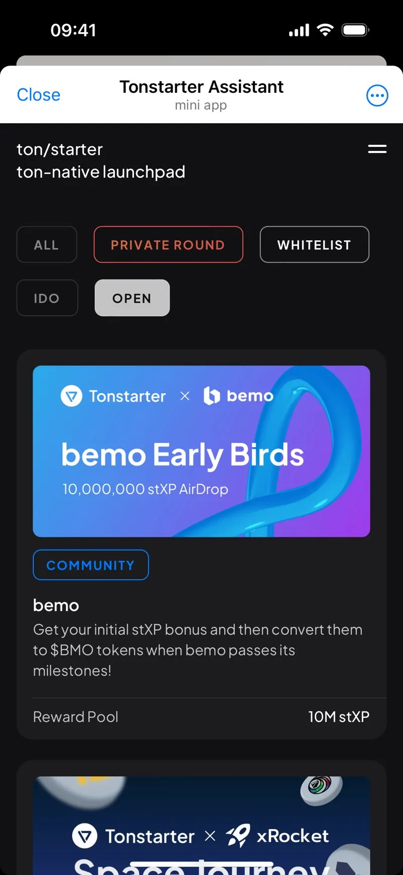 Tonstarter — screenshot 7