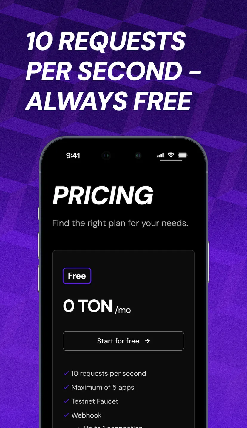 TONX API — screenshot 2