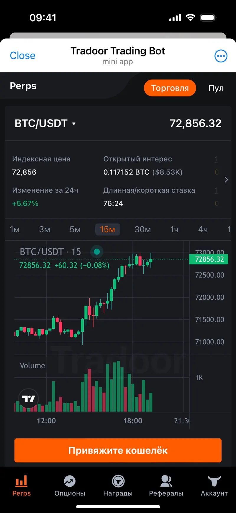 Tradoor — экран 6