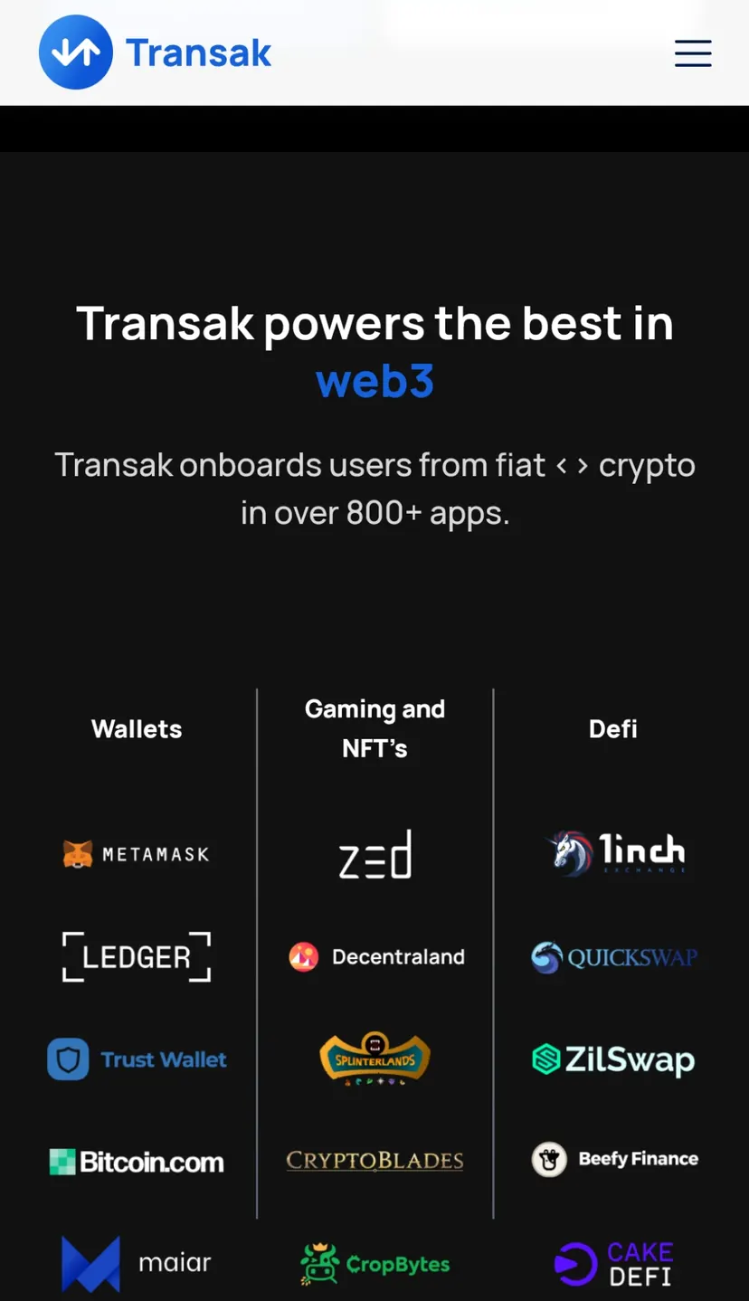 Transak — screenshot 3