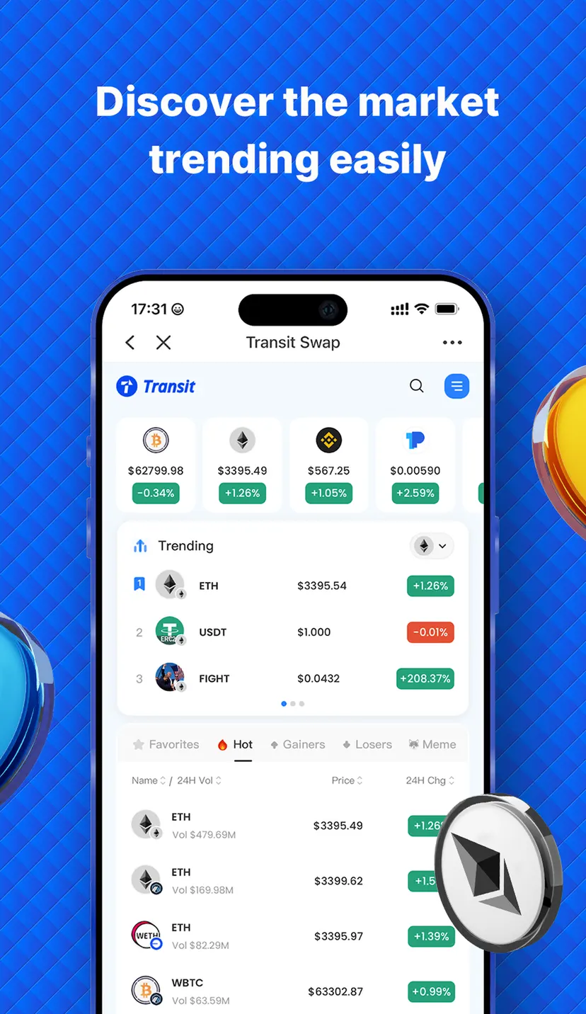 Transit Swap — screenshot 2