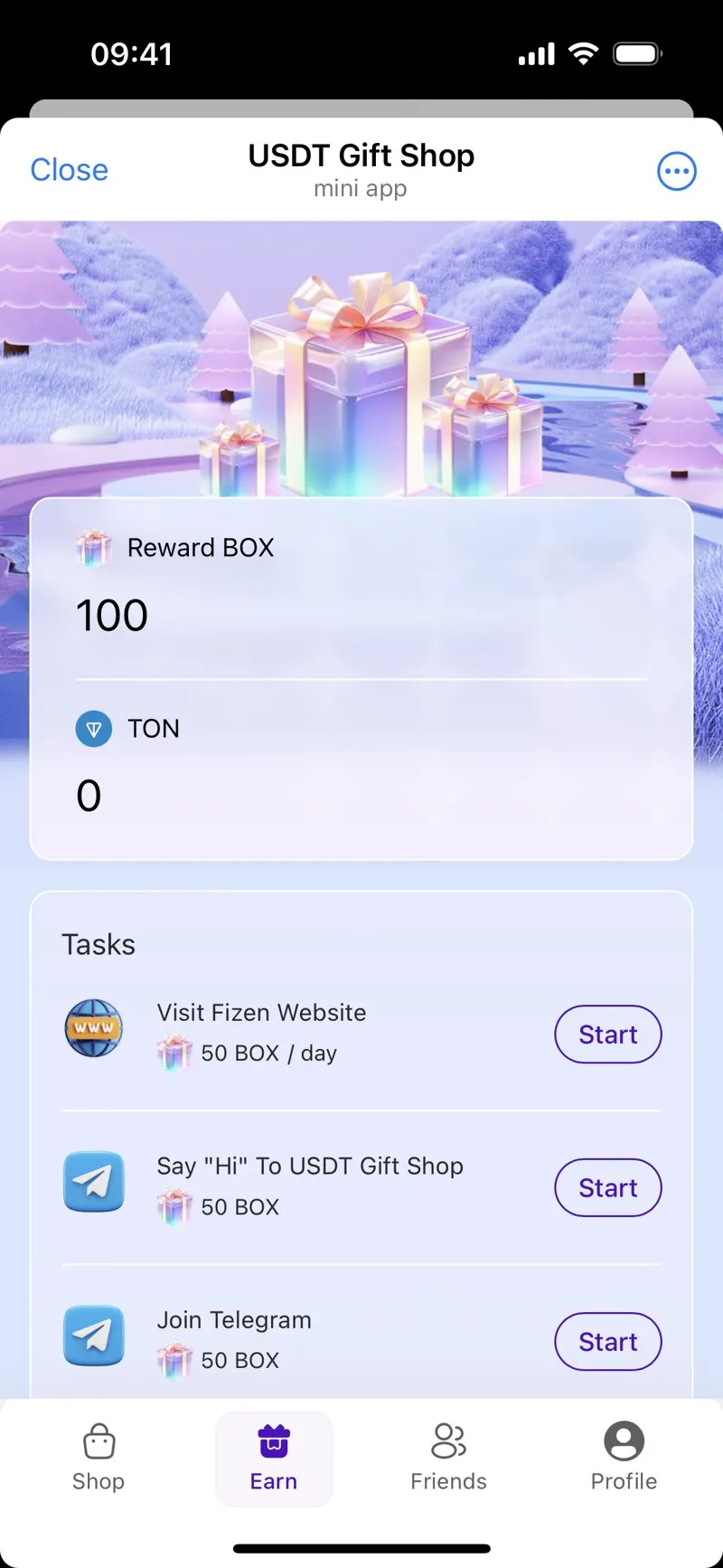USDt Gift Shop — screenshot 5