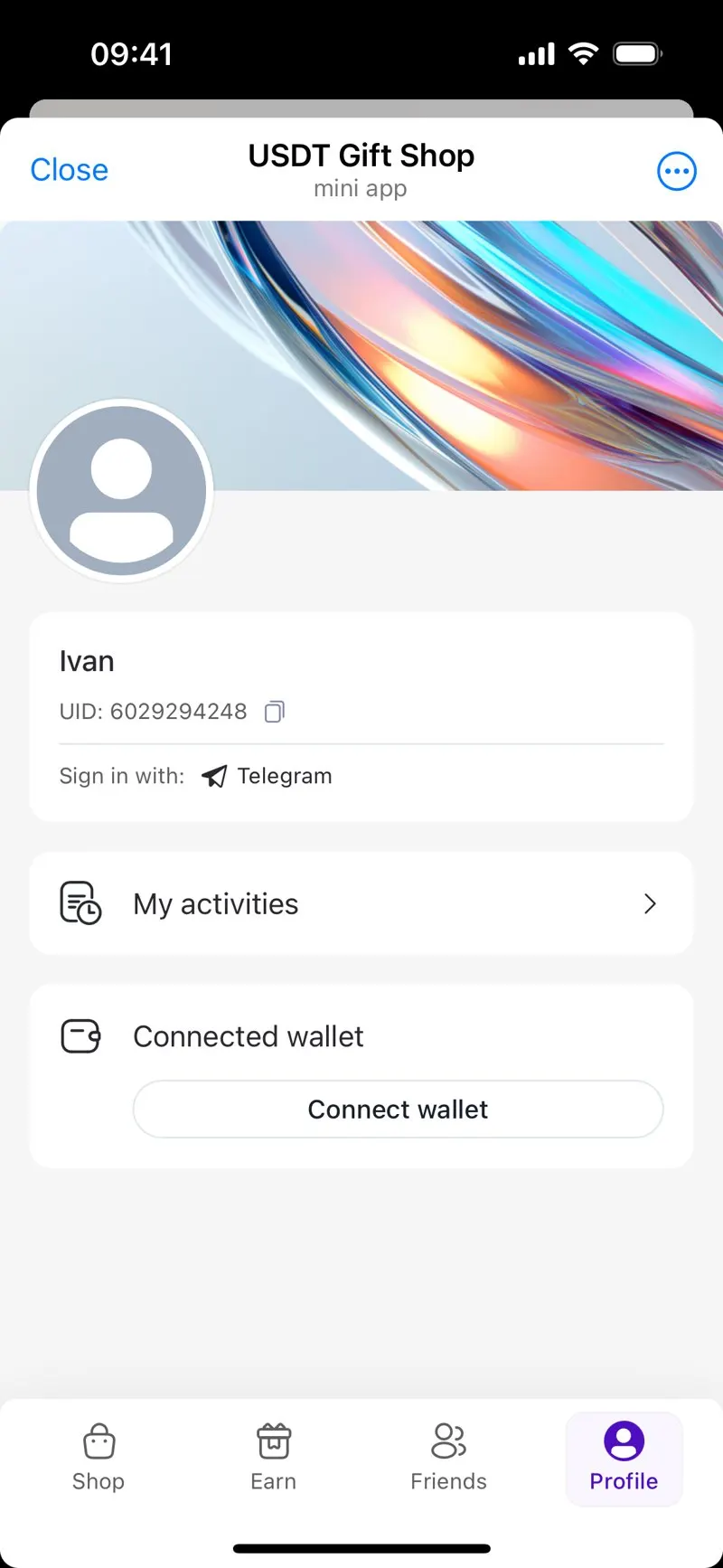 USDt Gift Shop — screenshot 7
