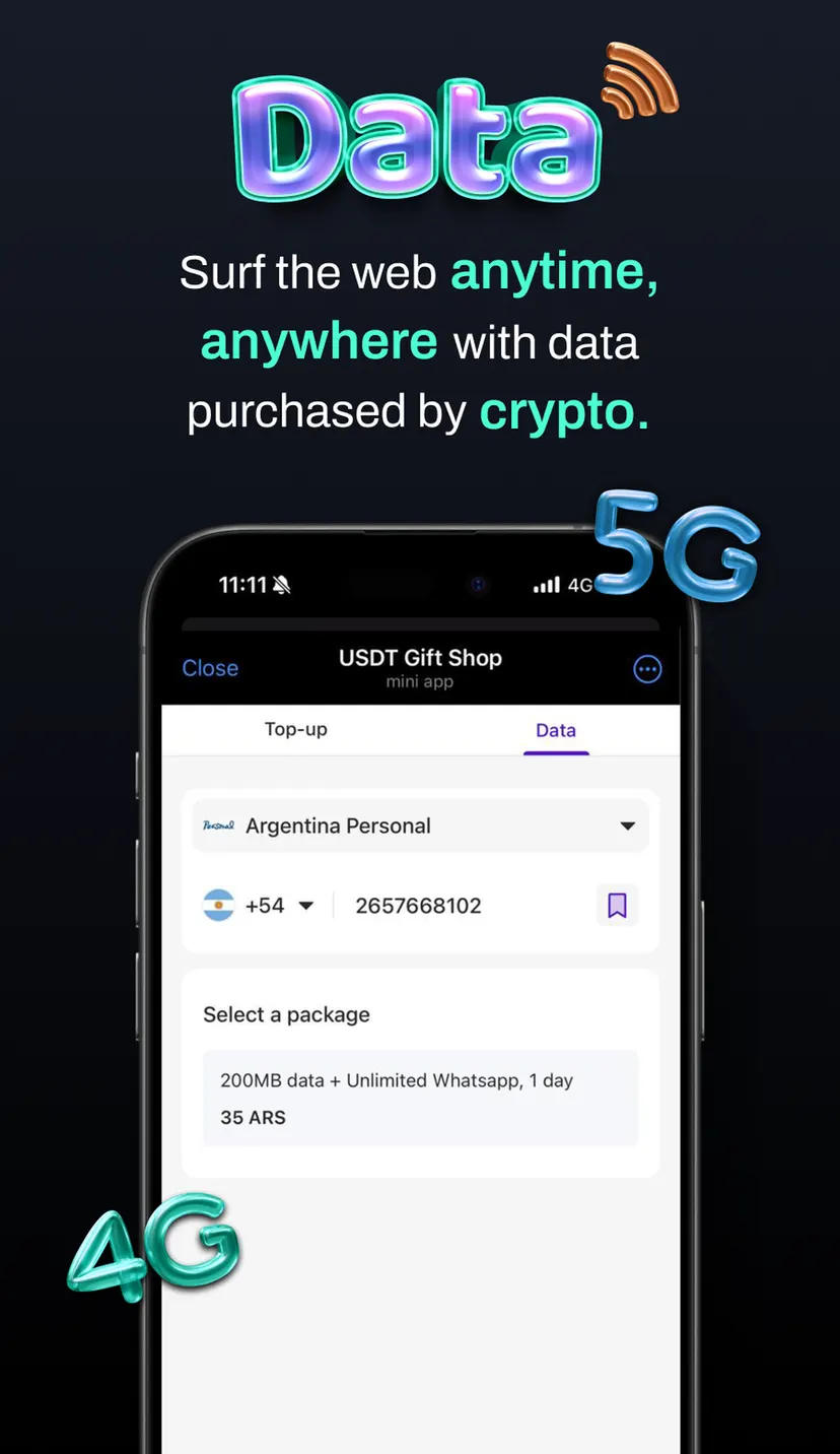 USDt Gift Shop — screenshot 3