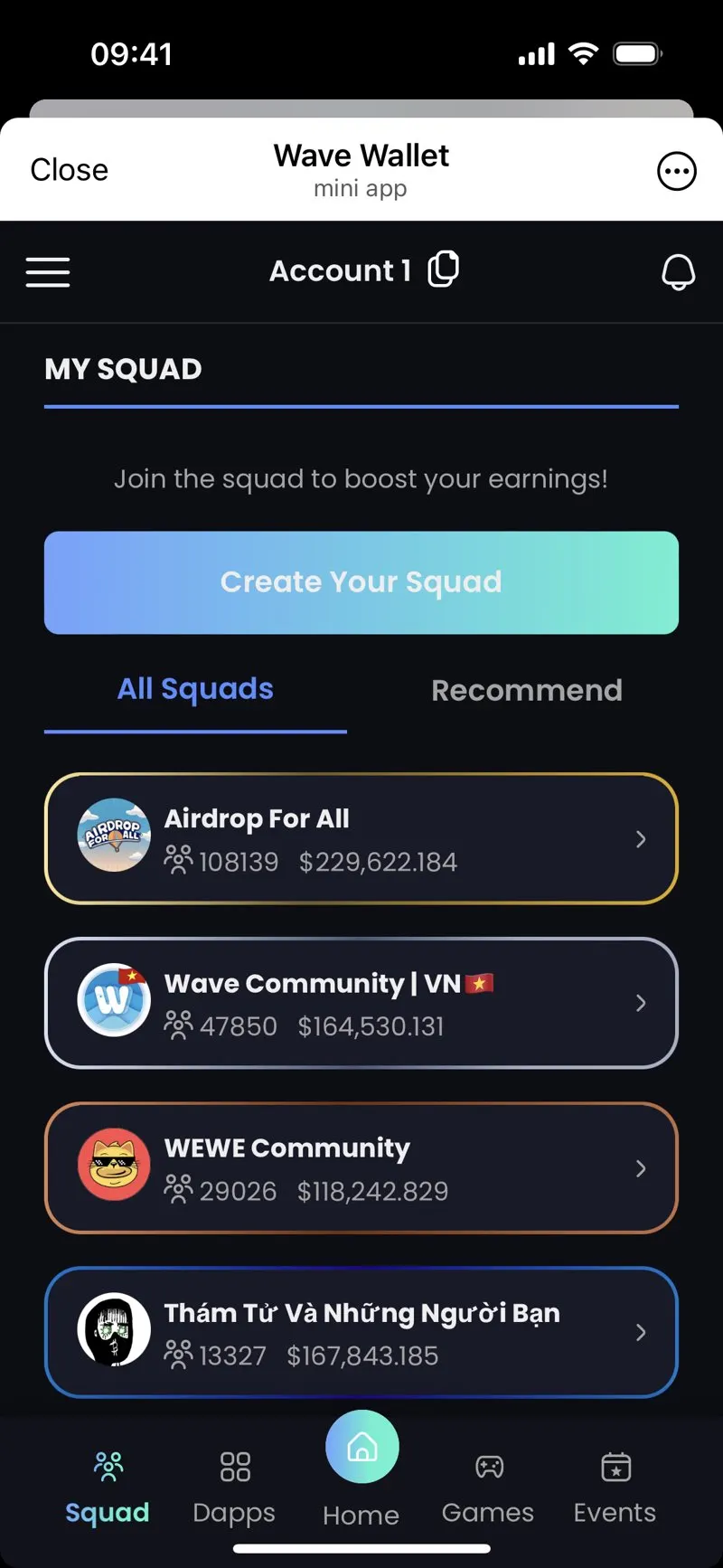 Wave Wallet — screenshot 3