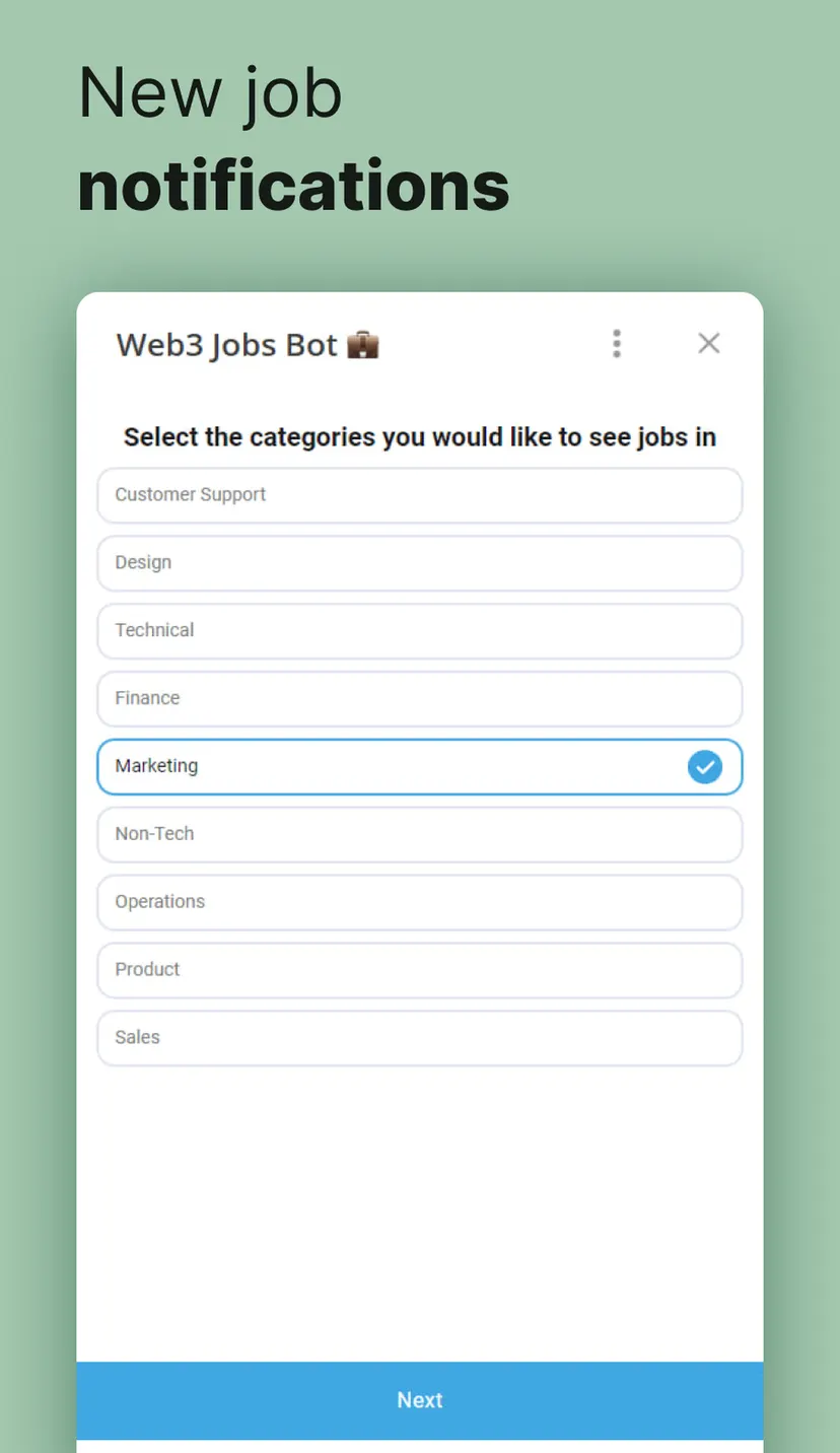 Web3 Jobs Bot — screenshot 3