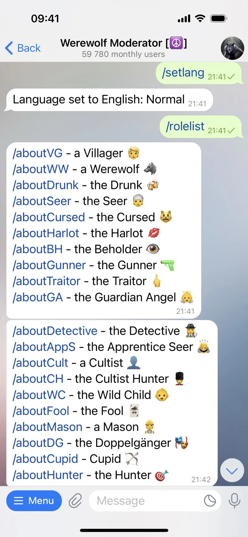 Werewolf Moderator — screenshot 4
