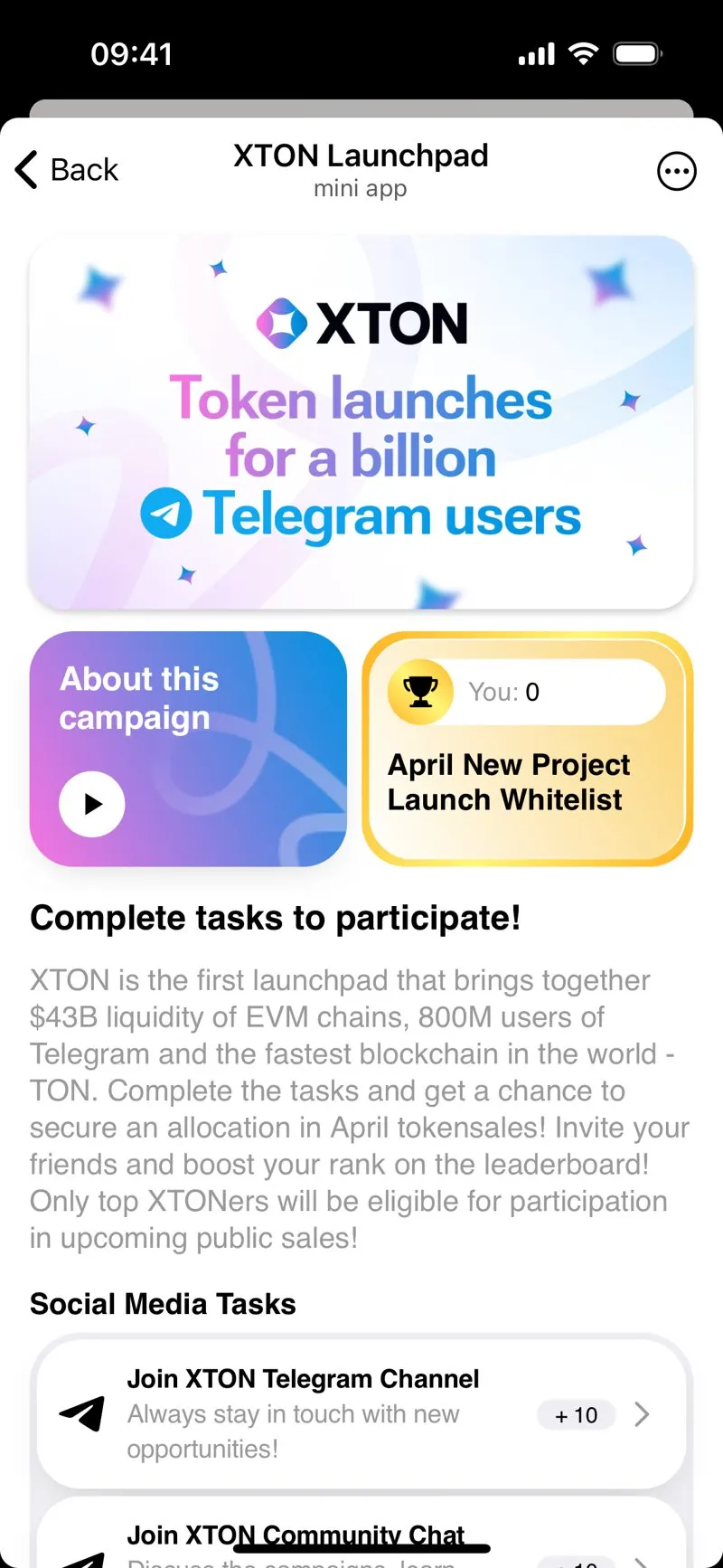 XTON Launchpad — screenshot 2