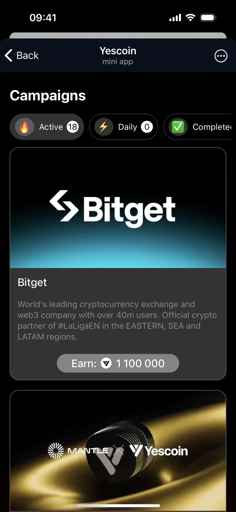 Yescoin — screenshot 3