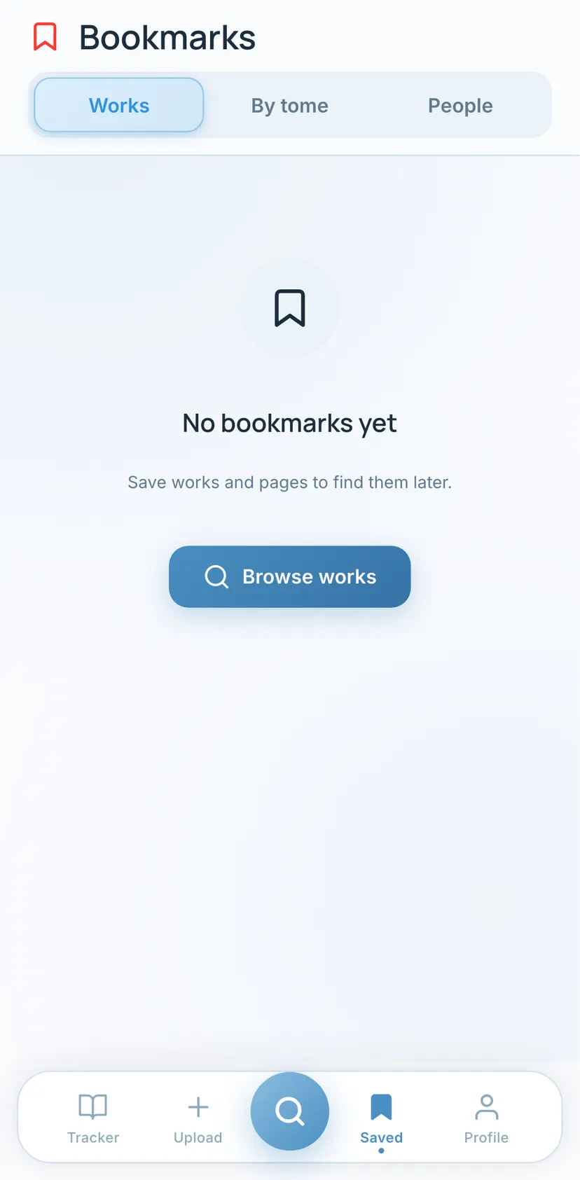 Coloring Codes — Saved section: Bookmarks · Works · By tome · People