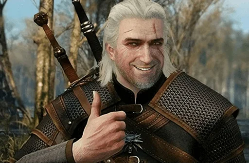 Witcher 3 — стикерпак Telegram