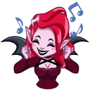 Lady Vampire — стикерпак Telegram