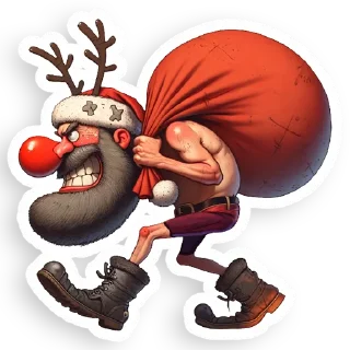 AllDaily Новый Год • Новости • Дед Мороз — Telegram sticker pack