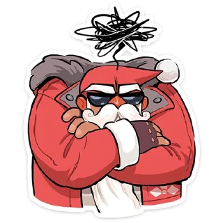 Дед Мороз и Снегурочка — Telegram sticker pack