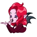 Lady Vampire — стикерпак Telegram