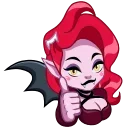 Lady Vampire — стикерпак Telegram