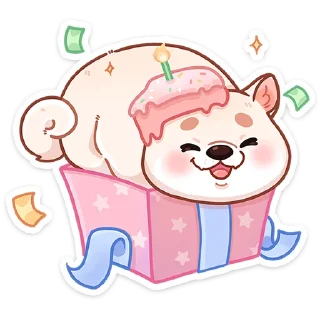Шиба без надписей — Telegram sticker pack