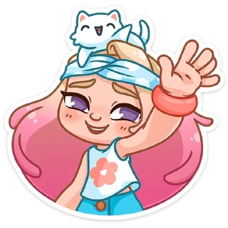 Маргаритка — Telegram sticker pack
