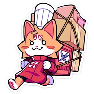 Гастрономяу без текста — Telegram sticker pack