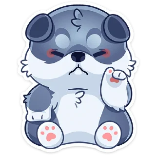 Маламут Ньют — Telegram sticker pack