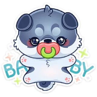Маламут Ньют — Telegram sticker pack